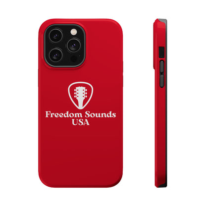 Red Freedom Sounds Phone Case