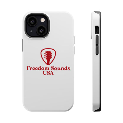 White Freedom Sounds Phone Case