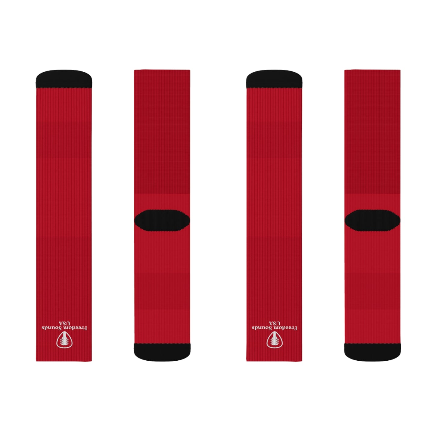 Red Freedom Sounds Socks