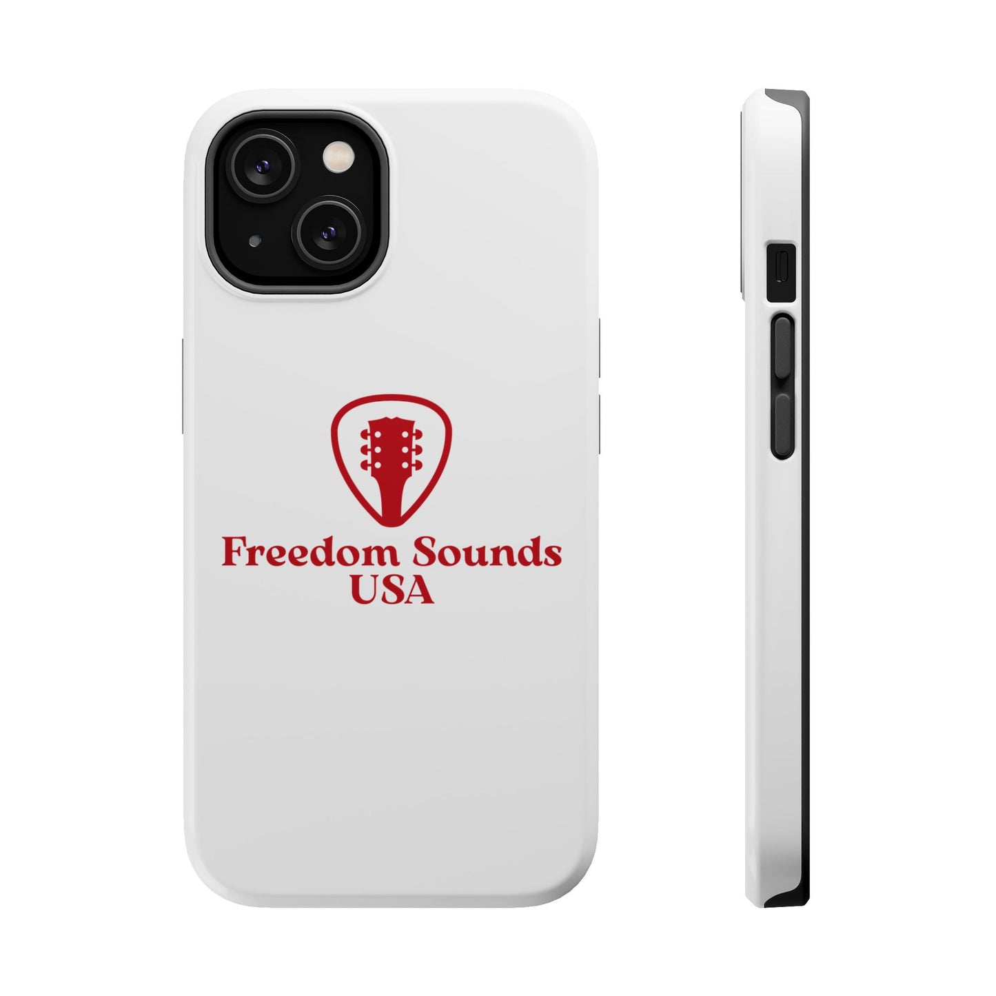 White Freedom Sounds Phone Case