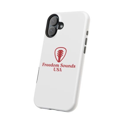 White Freedom Sounds Phone Case