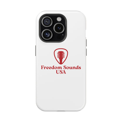 White Freedom Sounds Phone Case