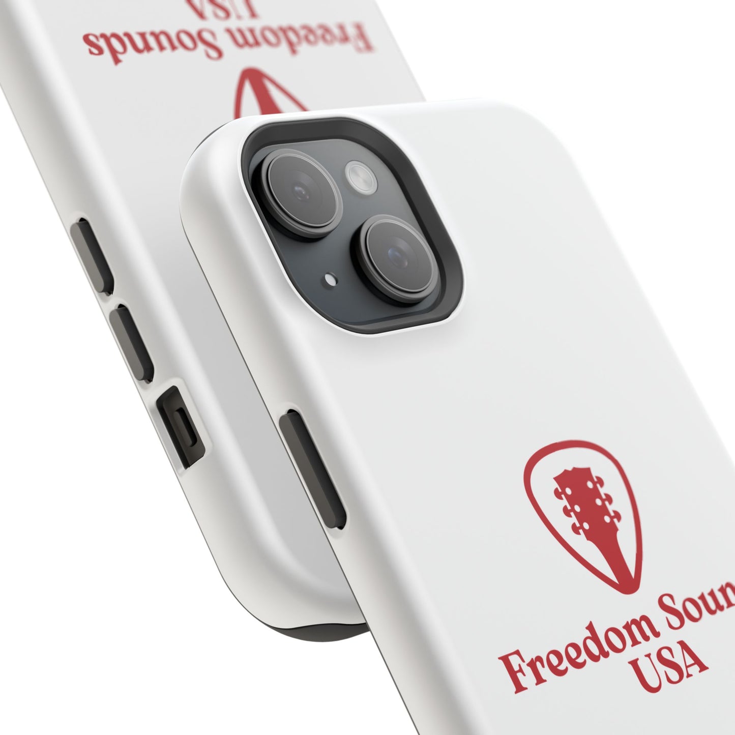 White Freedom Sounds Phone Case