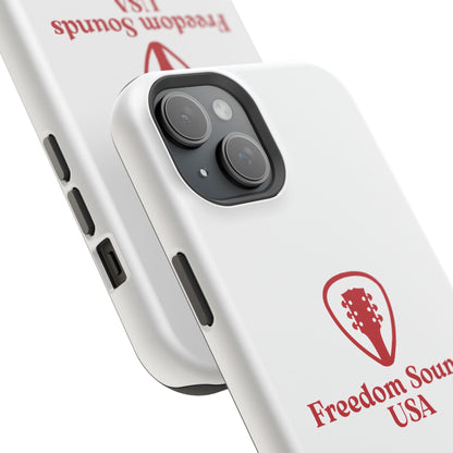 White Freedom Sounds Phone Case
