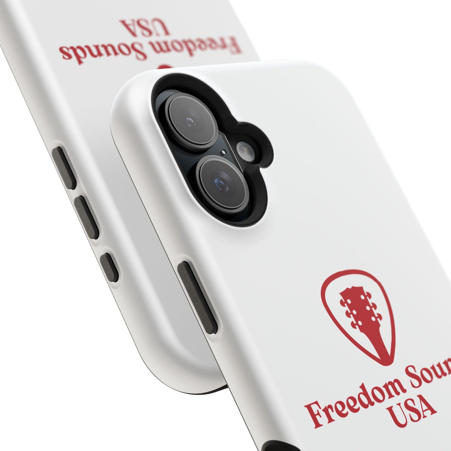 White Freedom Sounds Phone Case