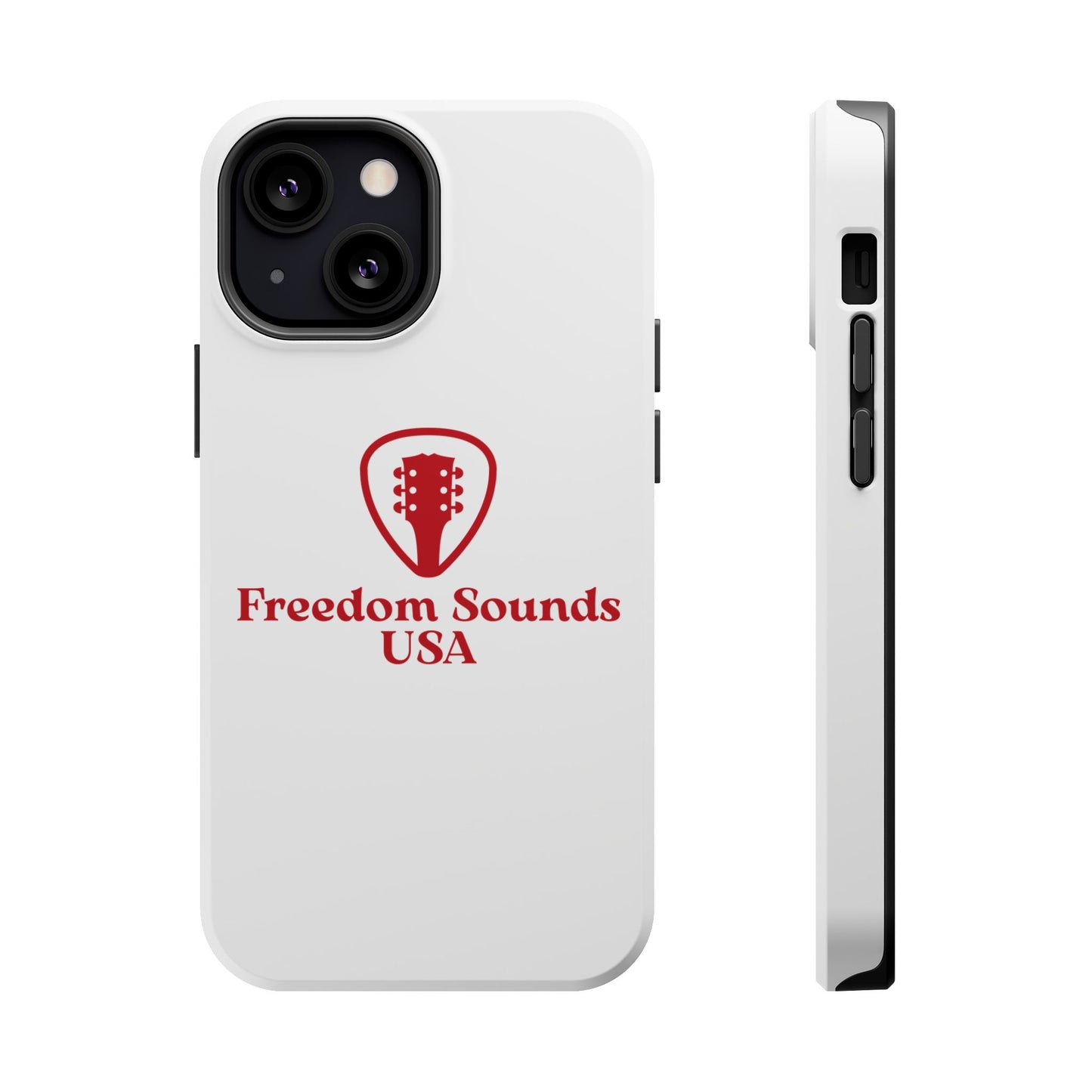 White Freedom Sounds Phone Case