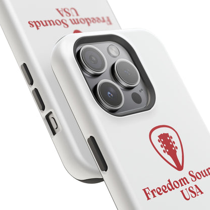 White Freedom Sounds Phone Case