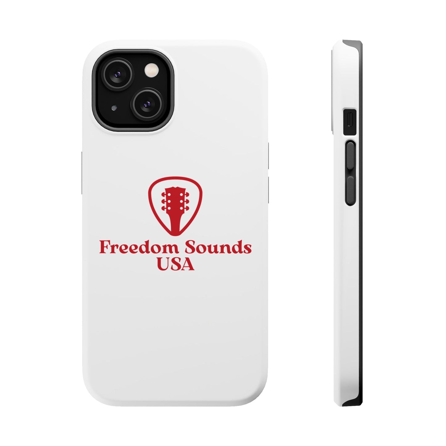 White Freedom Sounds Phone Case