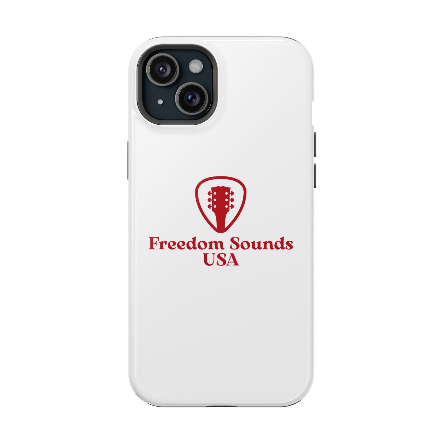 White Freedom Sounds Phone Case