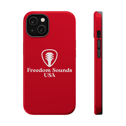 Red Freedom Sounds Phone Case