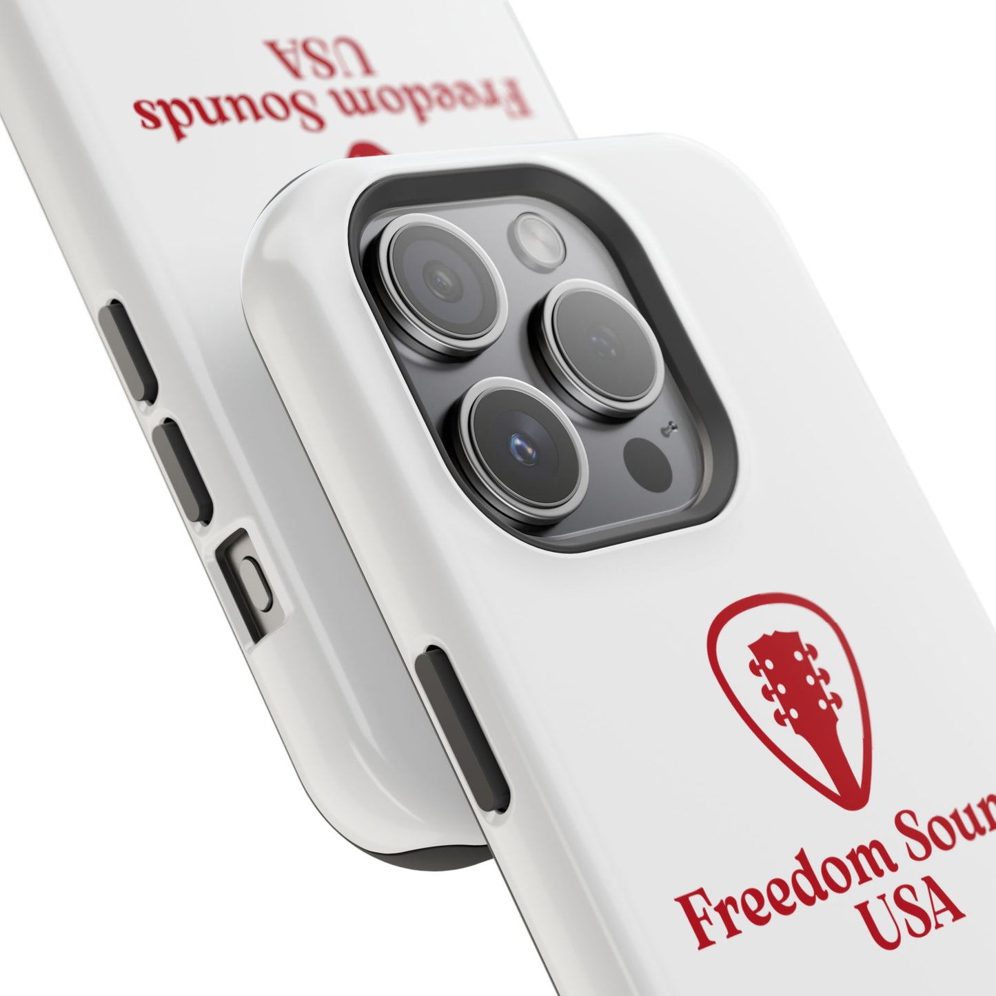 White Freedom Sounds Phone Case