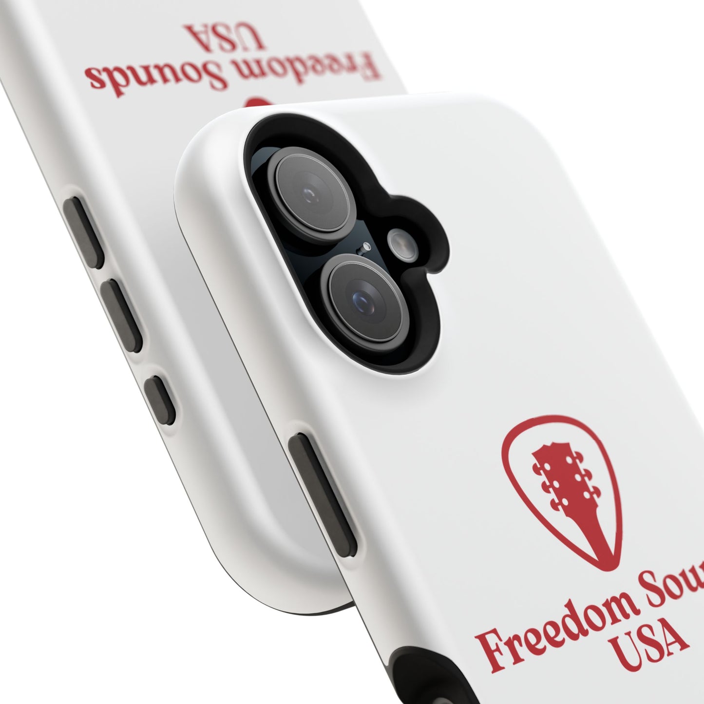 White Freedom Sounds Phone Case