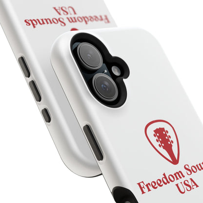 White Freedom Sounds Phone Case
