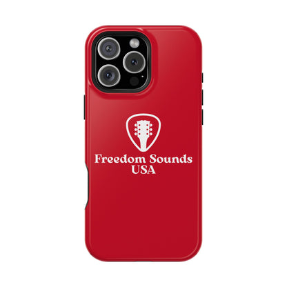 Red Freedom Sounds Phone Case
