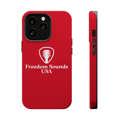 Red Freedom Sounds Phone Case