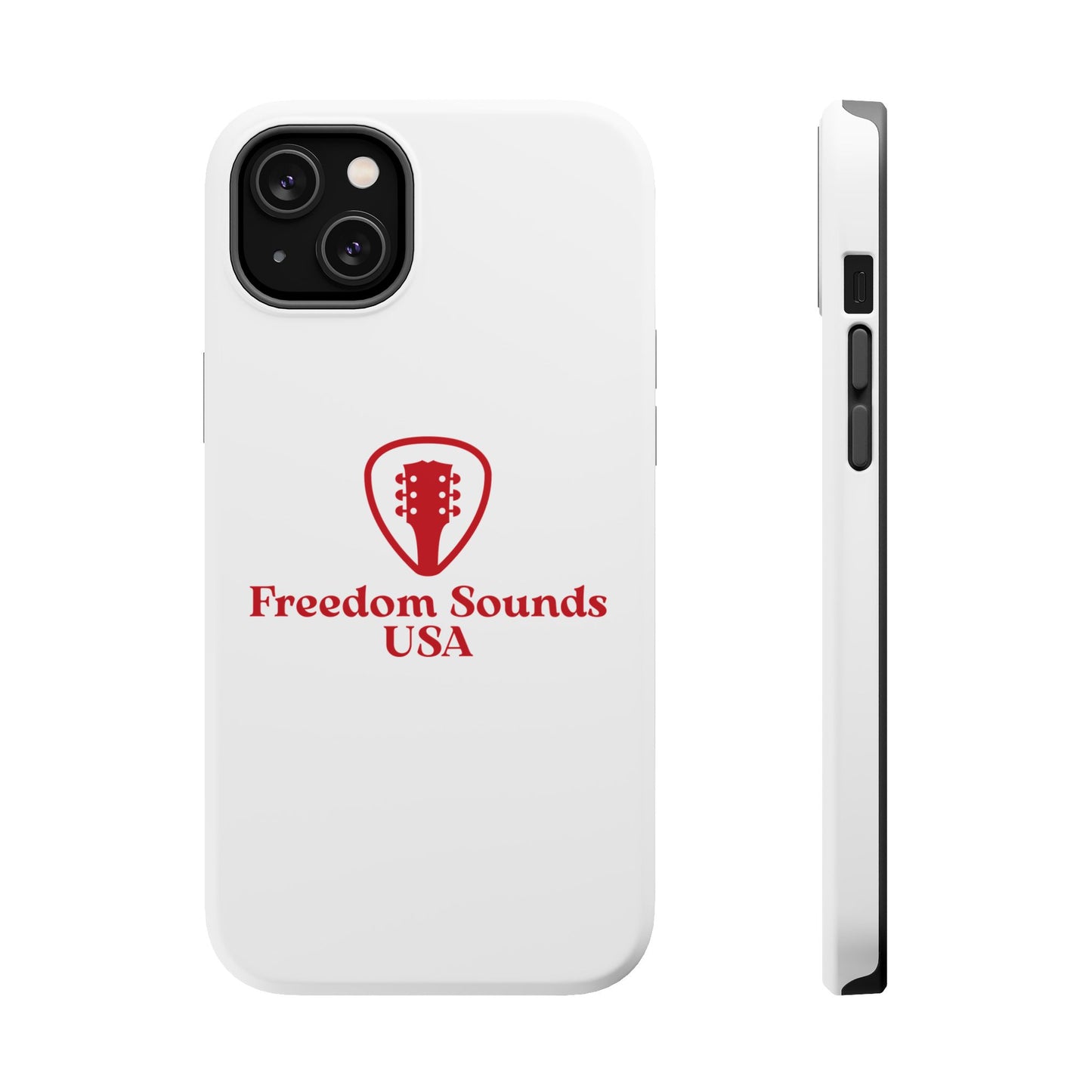 White Freedom Sounds Phone Case