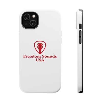 White Freedom Sounds Phone Case
