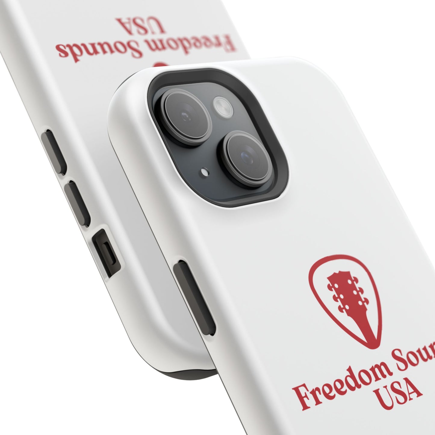 White Freedom Sounds Phone Case