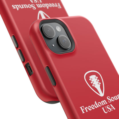 Red Freedom Sounds Phone Case