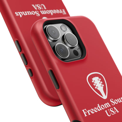 Red Freedom Sounds Phone Case