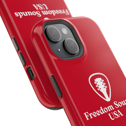 Red Freedom Sounds Phone Case