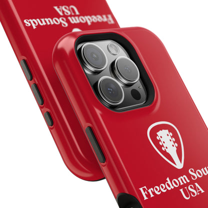 Red Freedom Sounds Phone Case