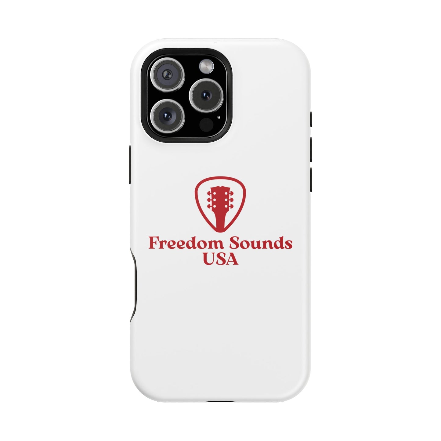 White Freedom Sounds Phone Case