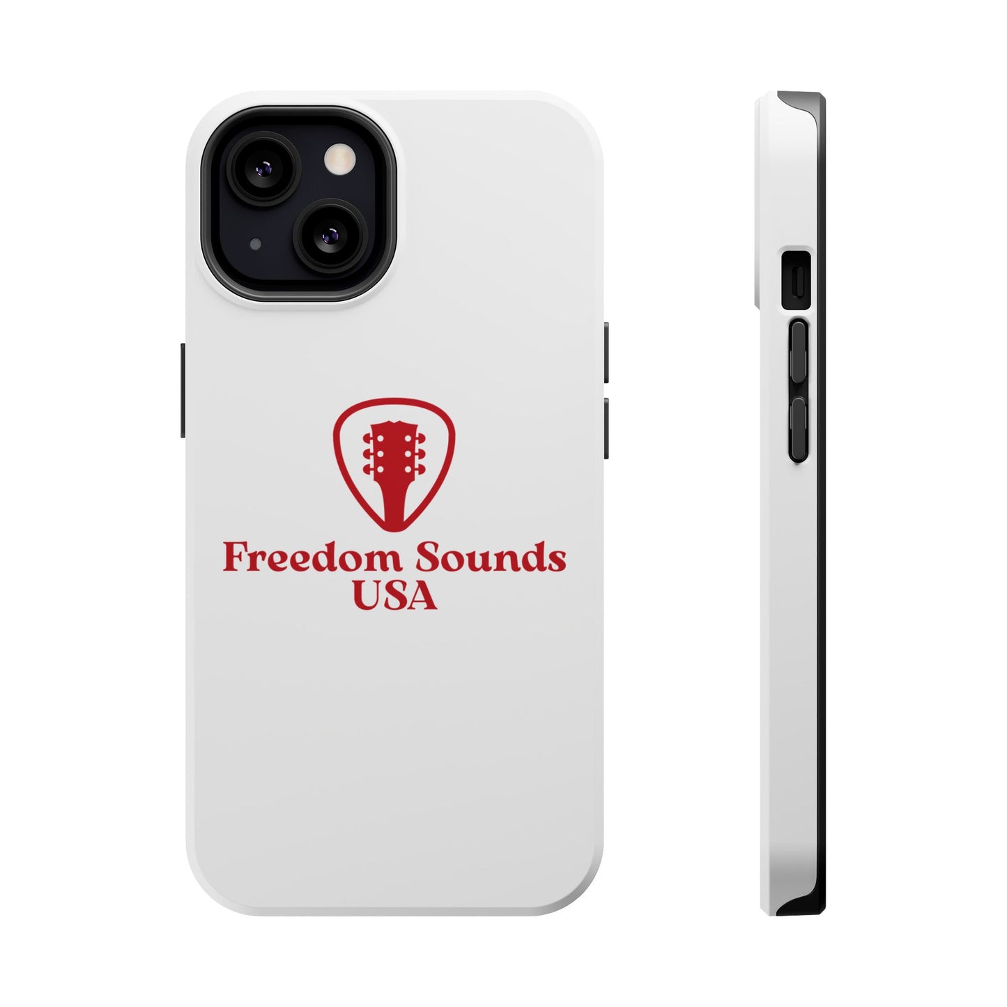 White Freedom Sounds Phone Case